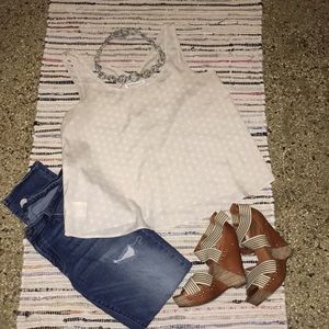 BCBGeneration A-line cropped tank